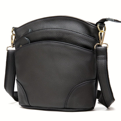 Shoulder Bag for Women – Polyester, Houndstooth Gold Chain M Emblem – detail view 4
