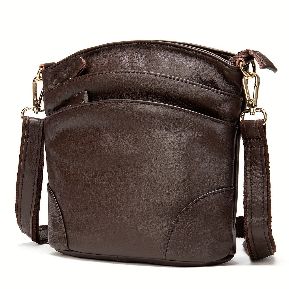 Shoulder Bag for Women – Polyester, Houndstooth Gold Chain M Emblem – front view - product view 19