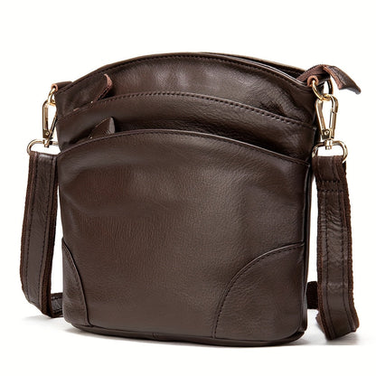 Shoulder Bag for Women – Polyester, Houndstooth Gold Chain M Emblem – front view - product view 19
