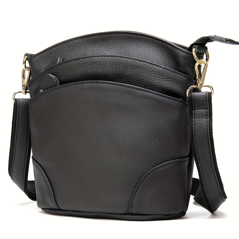 Shoulder Bag for Women – Polyester, Houndstooth Gold Chain M Emblem – detail view 15