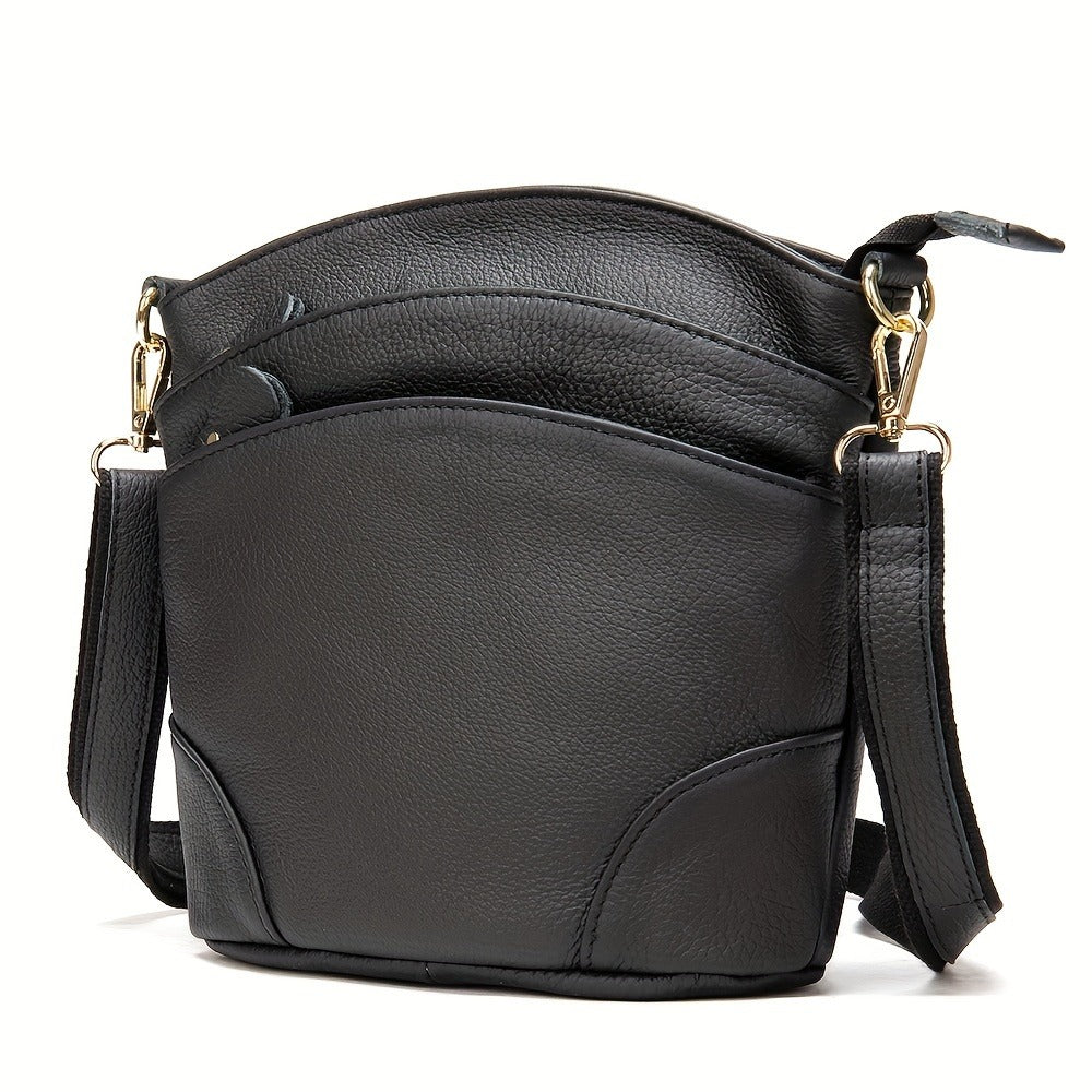 Shoulder Bag for Women – Polyester, Houndstooth Gold Chain M Emblem – detail view 22
