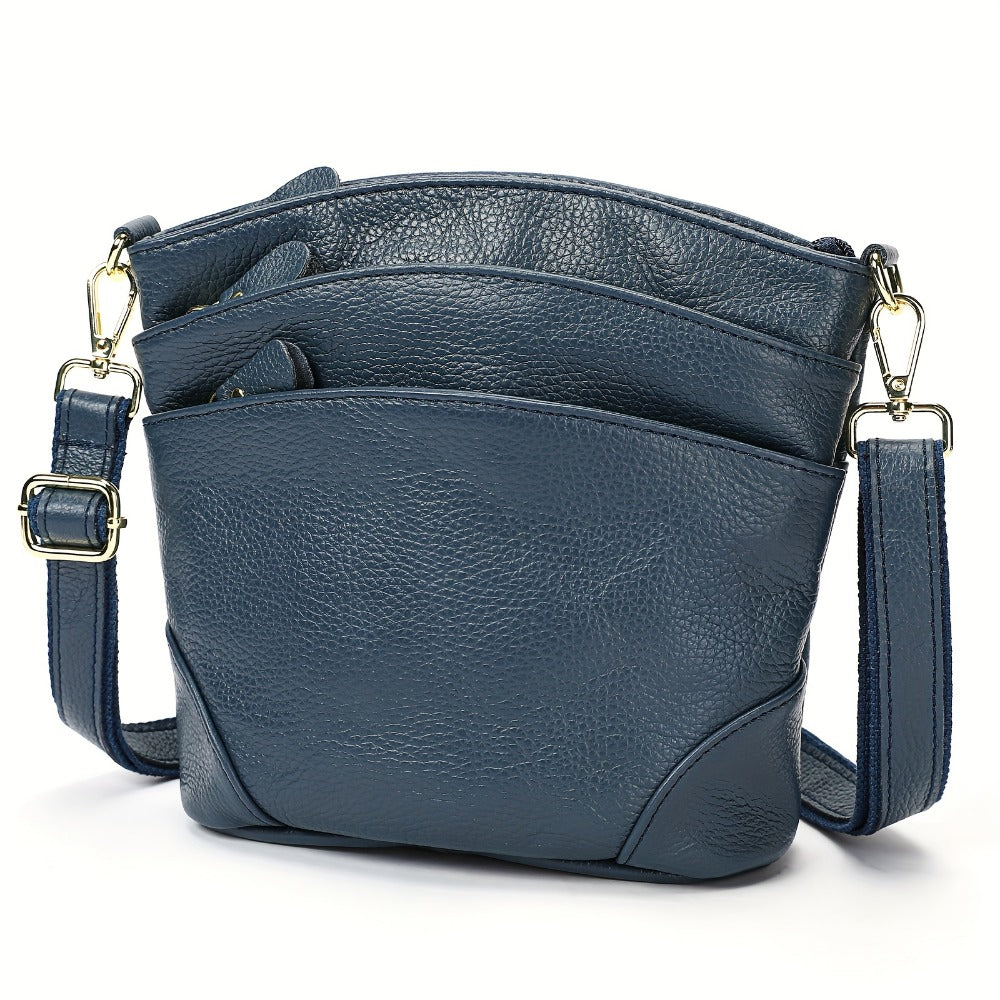 Shoulder Bag for Women – Polyester, Houndstooth Gold Chain M Emblem – detail view 9