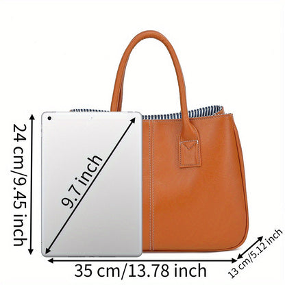 Shoulder Bag for Women – PU Leather, Large Capacity, Adjustable Strap, for Travel & – detail view 13