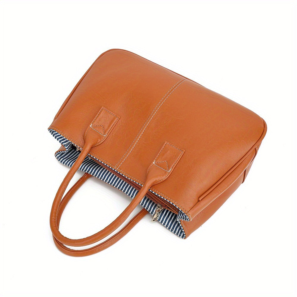 Shoulder Bag for Women – PU Leather, Large Capacity, Adjustable Strap, for Travel & – detail view 18