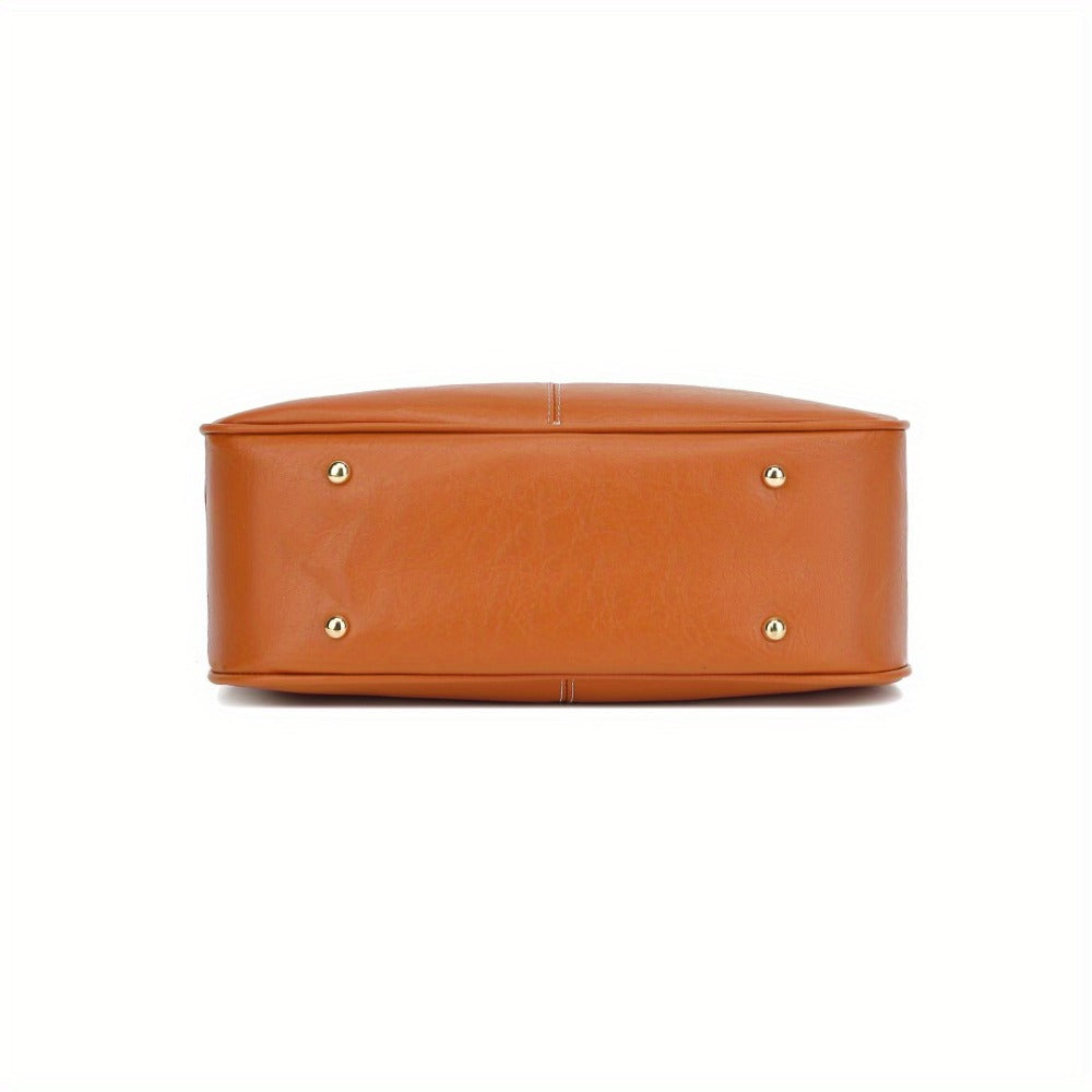 Shoulder Bag for Women – PU Leather, Large Capacity, Adjustable Strap, for Travel & – detail view 9