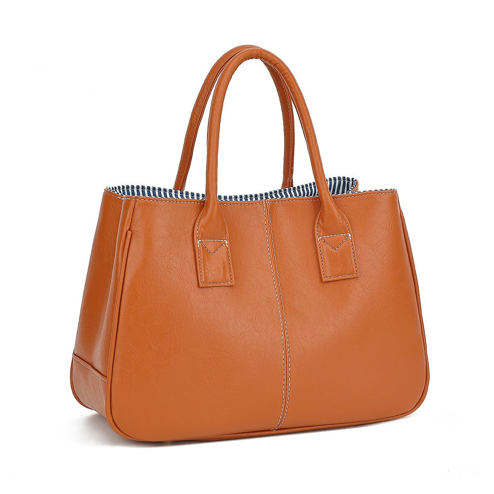 Shoulder Bag for Women – PU Leather, Large Capacity, Adjustable Strap, for Travel & – front view