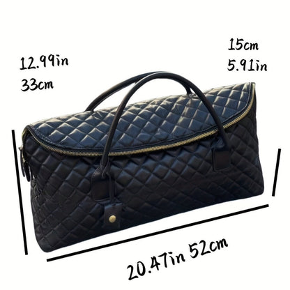 Shoulder Bag for Women – Quilted, Large Capacity, for Travel & Work – detail view 14