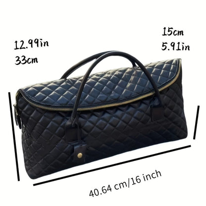 Shoulder Bag for Women – Quilted, Large Capacity, for Travel & Work – detail view 4