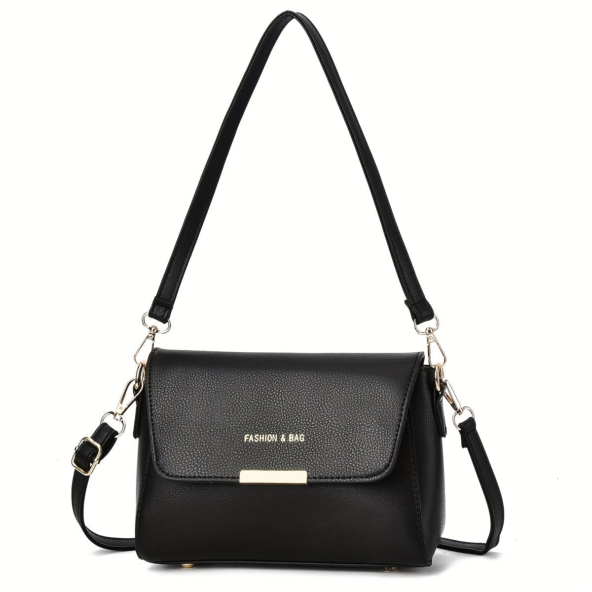 Shoulder Bag for Women – for Work, Elegant Solid Color High End – front view - product view 10