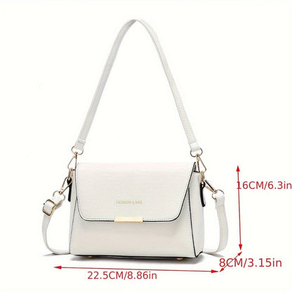 Shoulder Bag for Women – for Work, Elegant Solid Color High End – detail view 4