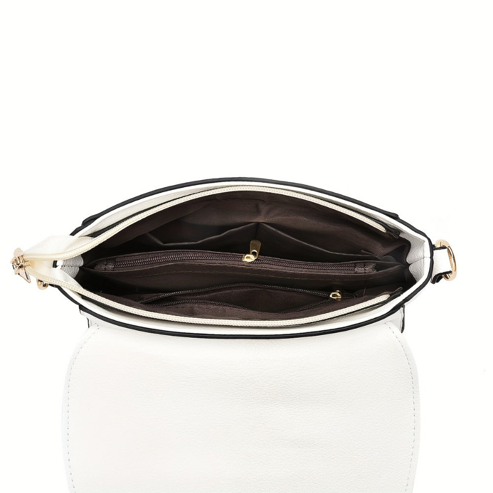 Shoulder Bag for Women – for Work, Elegant Solid Color High End – detail view 5