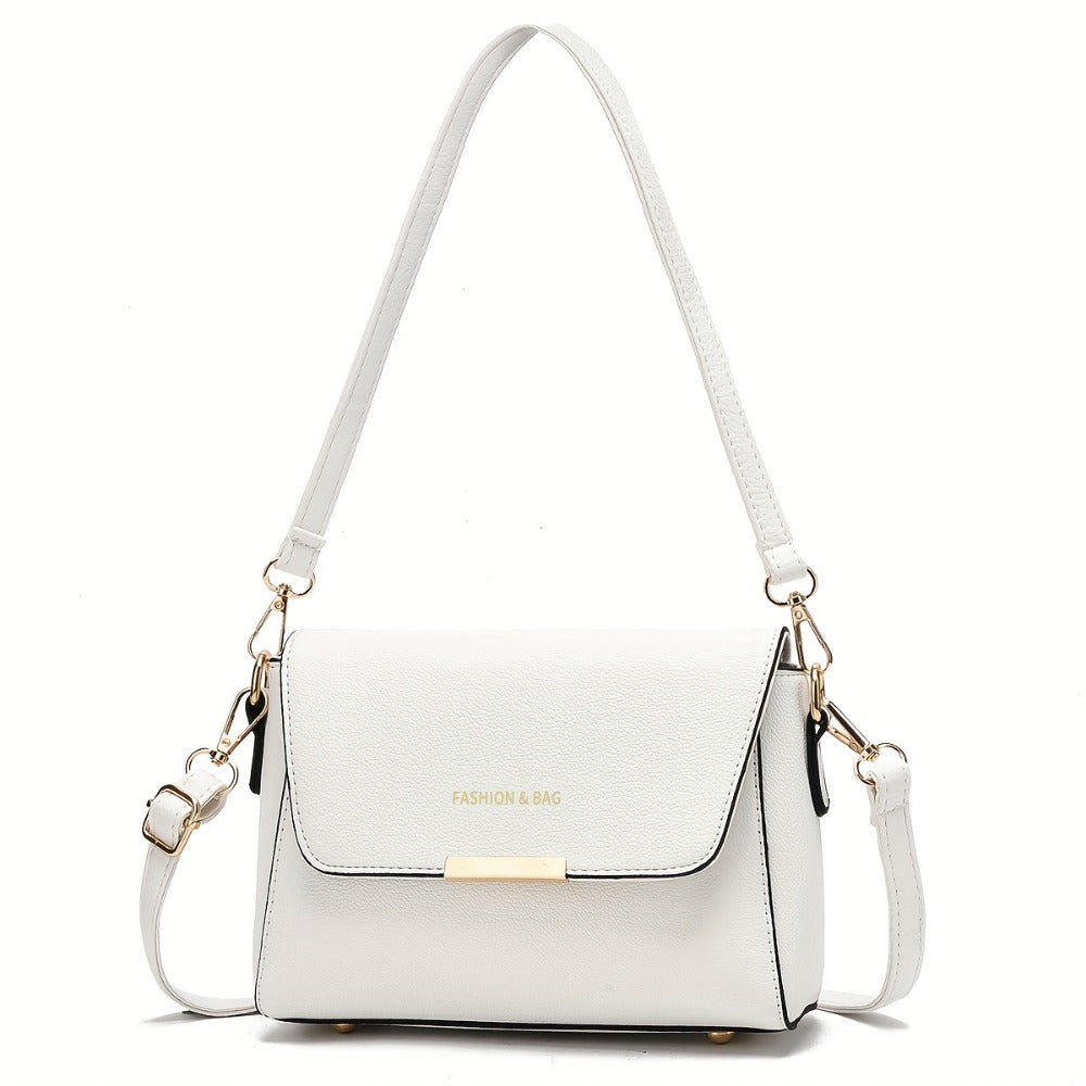 Shoulder Bag for Women – for Work, Elegant Solid Color High End – detail view 6