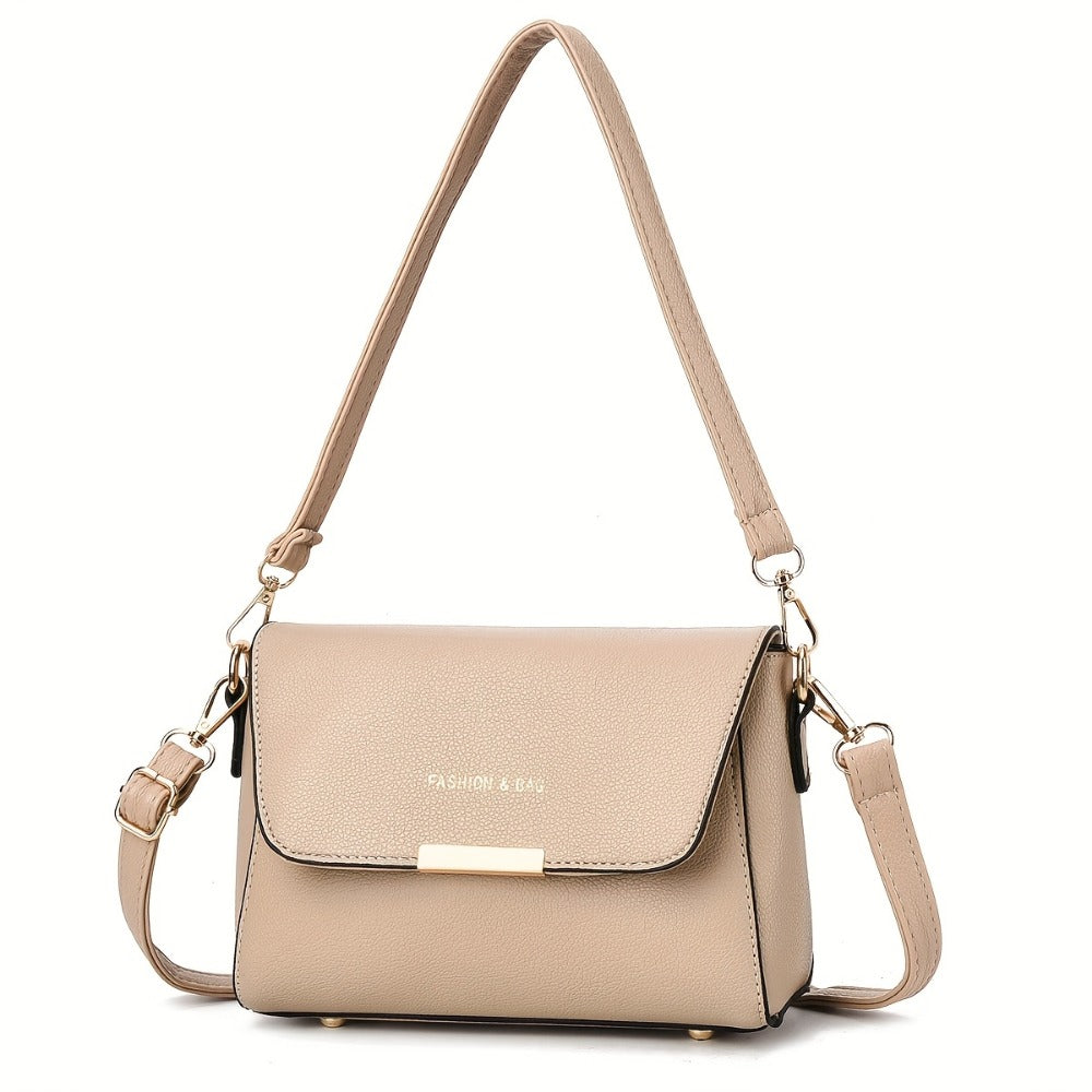 Shoulder Bag for Women – for Work, Elegant Solid Color High End – detail view 7