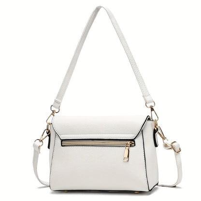 Shoulder Bag for Women – for Work, Elegant Solid Color High End – detail view 8