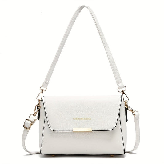 Shoulder Bag for Women – for Work, Elegant Solid Color High End – front view