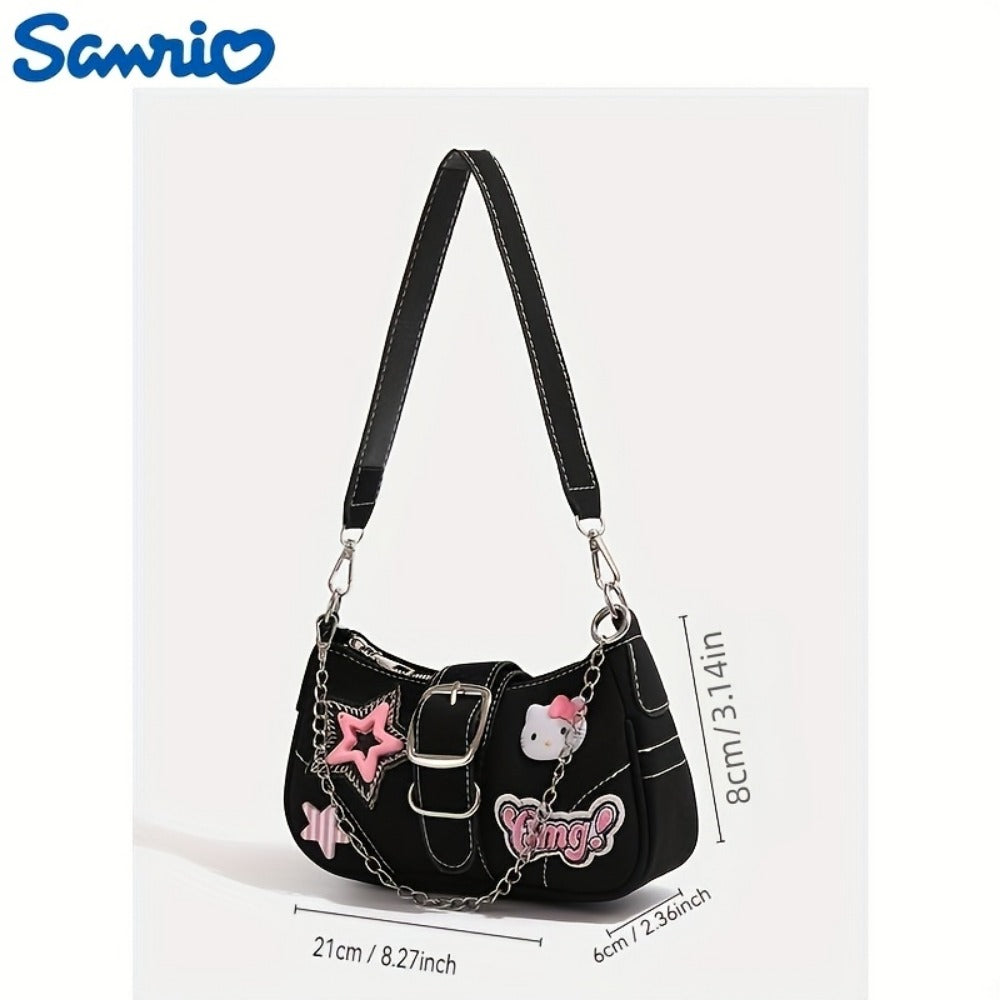 Shoulder Bag for Women – Y2k Anime Baguette Cute Character – detail view 4