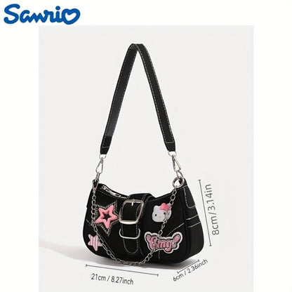 Shoulder Bag for Women – Y2k Anime Baguette Cute Character – detail view 4