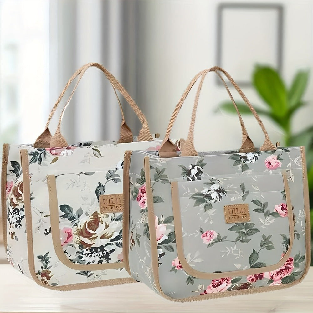 Tote Bag for Women – 2-Pack, Canvas, for Work & Everyday Use – front view