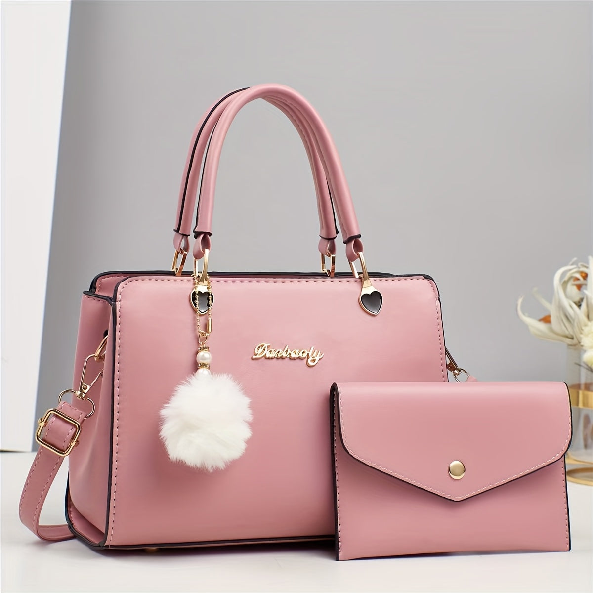 Tote Bag for Women – 2-Piece, Adjustable Strap – detail view 7