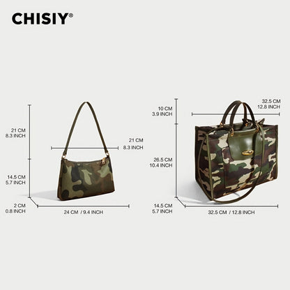 Tote Bag for Women – 2-Piece, Large Capacity, Adjustable Strap – detail view 2