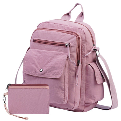 Tote Bag for Women – 2-Piece, Nylon, Quilted, Lightweight – front view