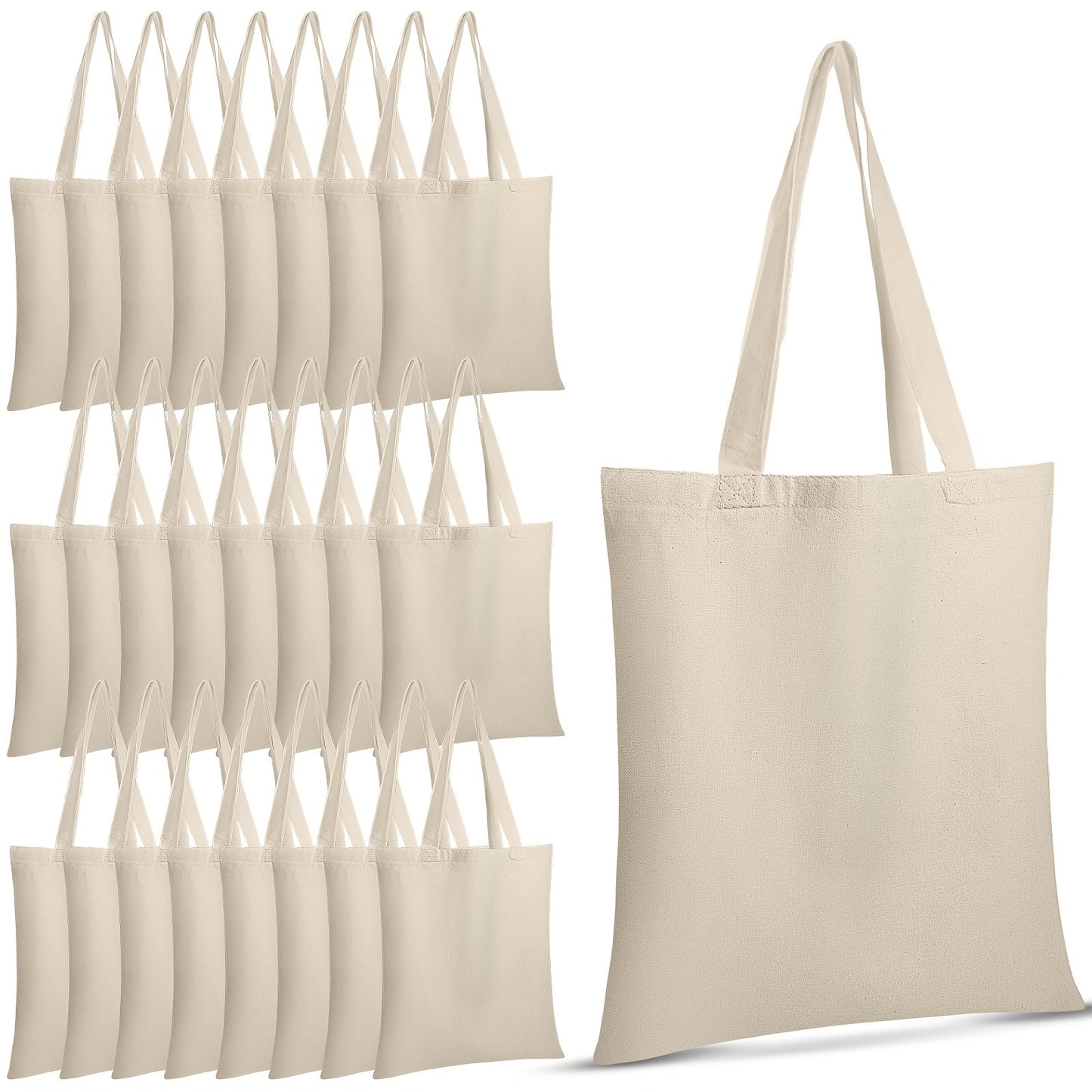 Tote Bag for Women – 24 Pack, 15 Inch, Canvas – detail view 5