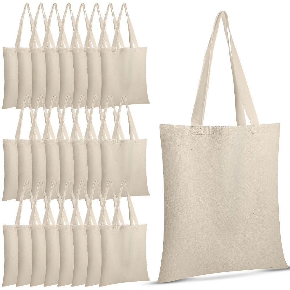 Tote Bag for Women – 24 Pack, 15 Inch, Canvas – front view