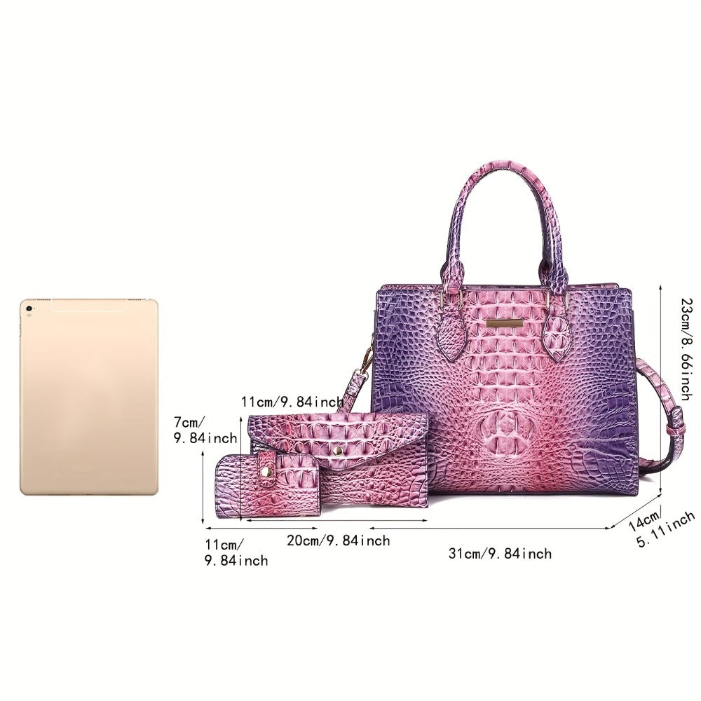 Tote Bag for Women – 3-Piece, Large Capacity – detail view 3