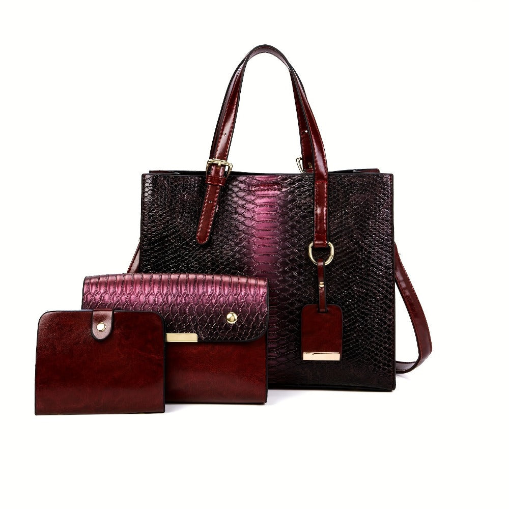 Tote Bag for Women – 3 Piece, 6 Colors – detail view 14