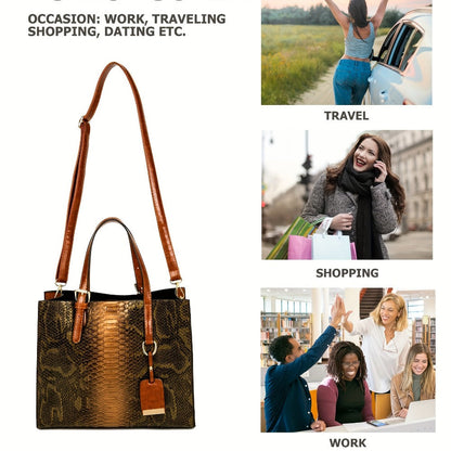 Tote Bag for Women – 3 Piece, 6 Colors – detail view 15