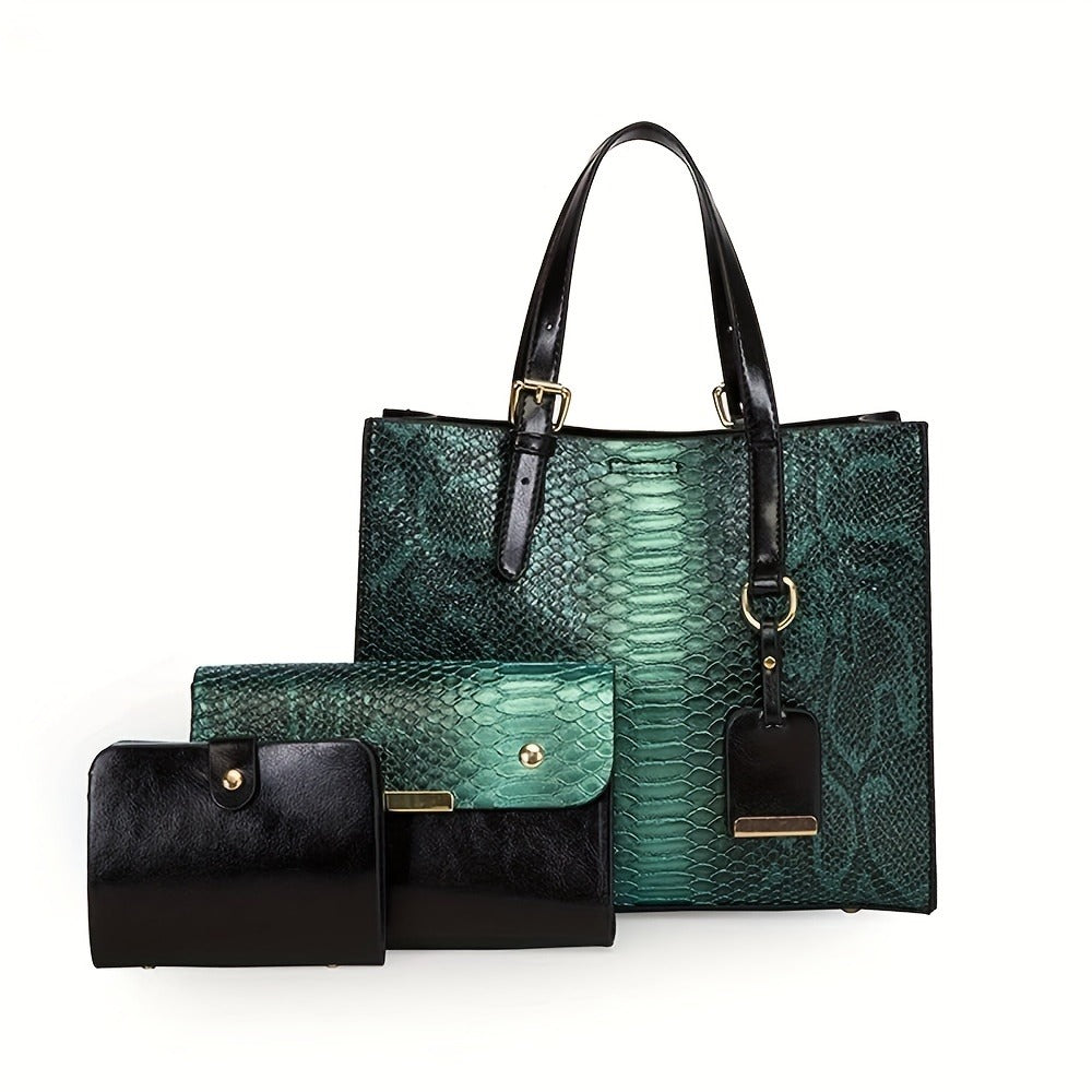 Tote Bag for Women – 3 Piece, 6 Colors – detail view 8