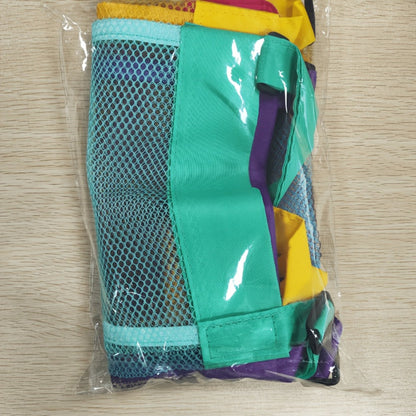 Tote Bag for Women – 6 Pack, Mesh Beach Pack Adjustable Colorful – detail view 11
