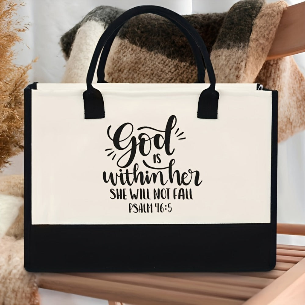 Tote Bag for Women – Canvas, Christian You Are Blessing Canvas – detail view 11
