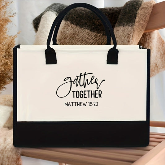 Tote Bag for Women – Canvas, Christian You Are Blessing Canvas – front view
