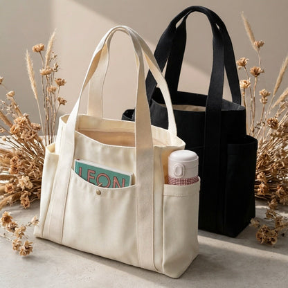 Tote Bag for Women – Canvas, Large Capacity, Lightweight, for Work & School – detail view 5
