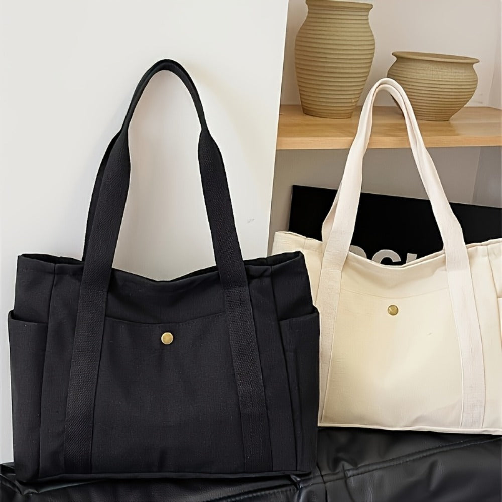 Tote Bag for Women – Canvas, Large Capacity, Foldable, for Work & Everyday Use – detail view 9
