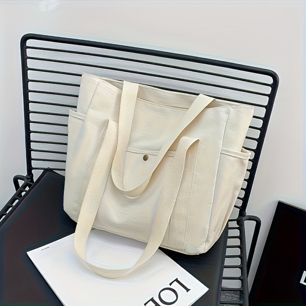 Tote Bag for Women – Canvas, Large Capacity, Foldable, for Work & Everyday Use – detail view 5