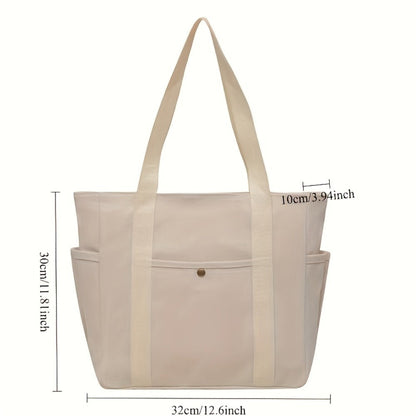 Tote Bag for Women – Canvas, Large Capacity, Foldable, for Work & Everyday Use – detail view 6