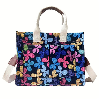 Tote Bag for Women – Canvas, Multi-Pocket, for Travel & Work – detail view 13