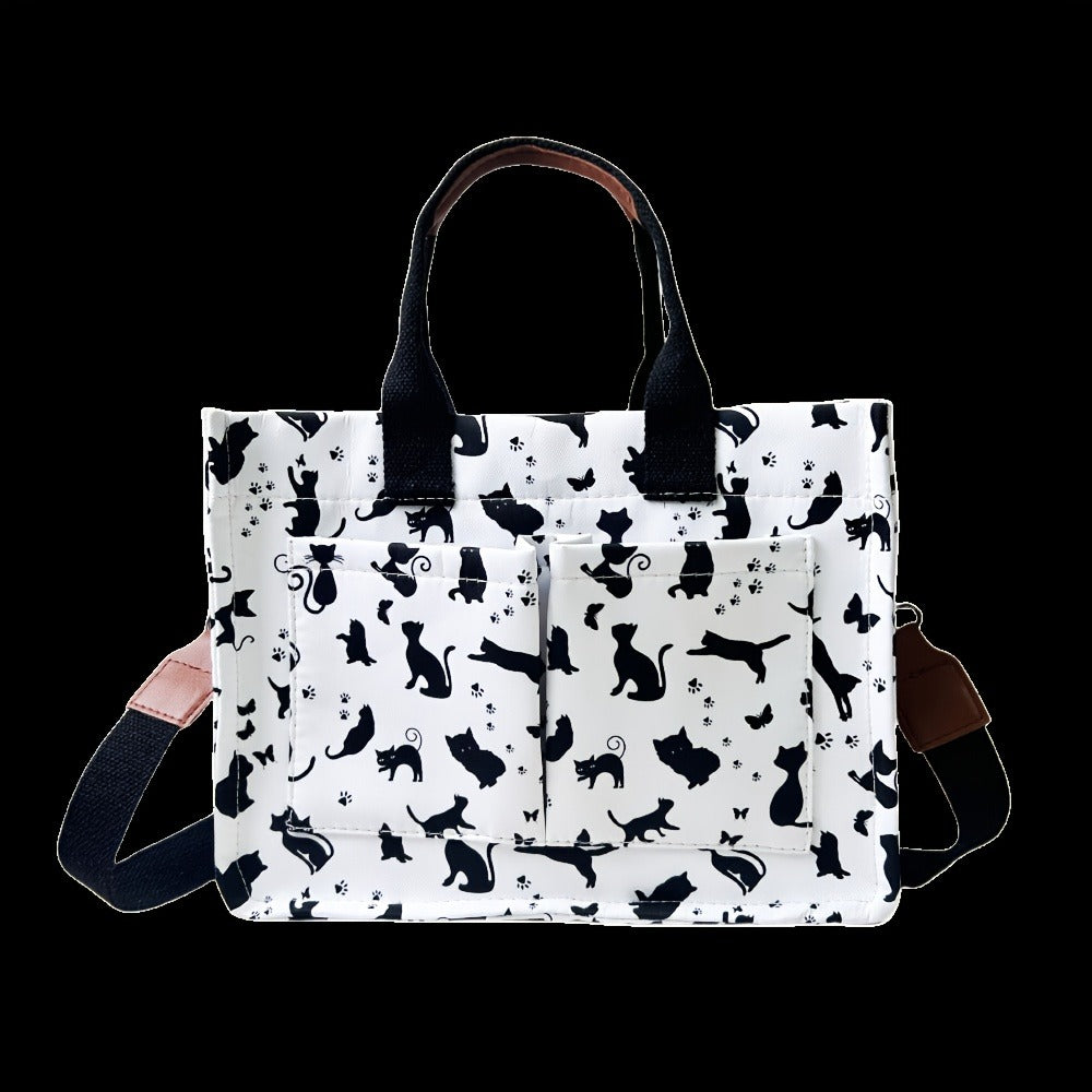 Tote Bag for Women – Canvas, Multi-Pocket, for Travel & Work – detail view 10