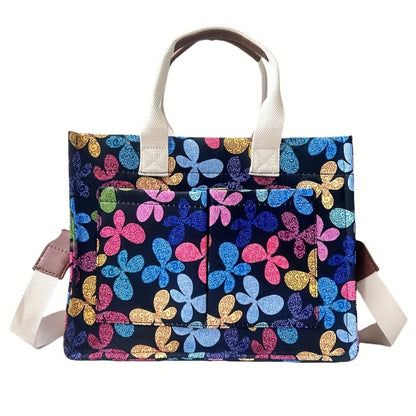 Tote Bag for Women – Canvas, Multi-Pocket, for Travel & Work – detail view 4