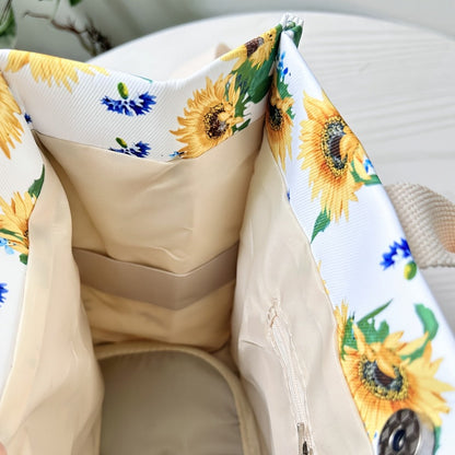 Tote Bag for Women – Canvas, Multi-Pocket, for Travel & Work – detail view 6