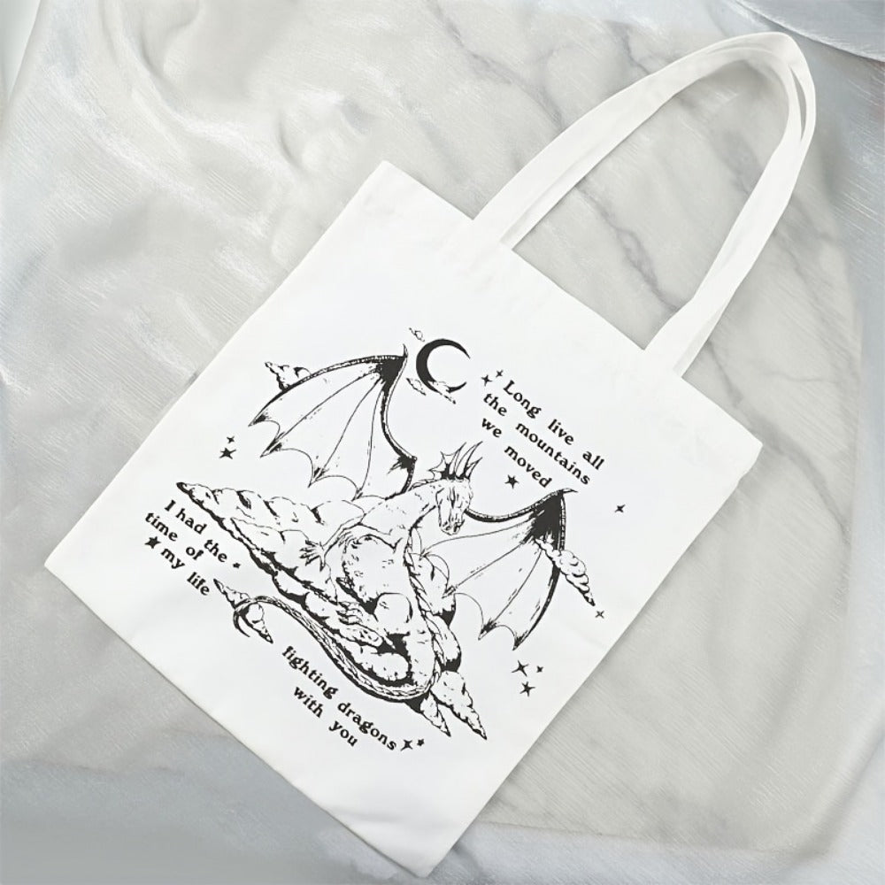 Tote Bag for Women – Canvas, for Travel & Work – detail view 2