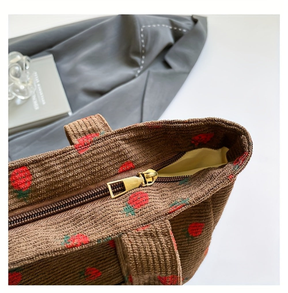 Tote Bag for Women – Corduroy, Large Capacity, for Travel & Everyday Use – detail view 23