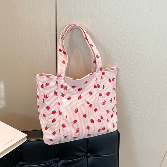 Tote Bag for Women – Corduroy, Large Capacity, for Travel & Everyday Use – front view