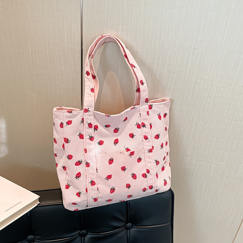 Tote Bag for Women – Corduroy, Large Capacity, for Travel & Everyday Use – detail view 25