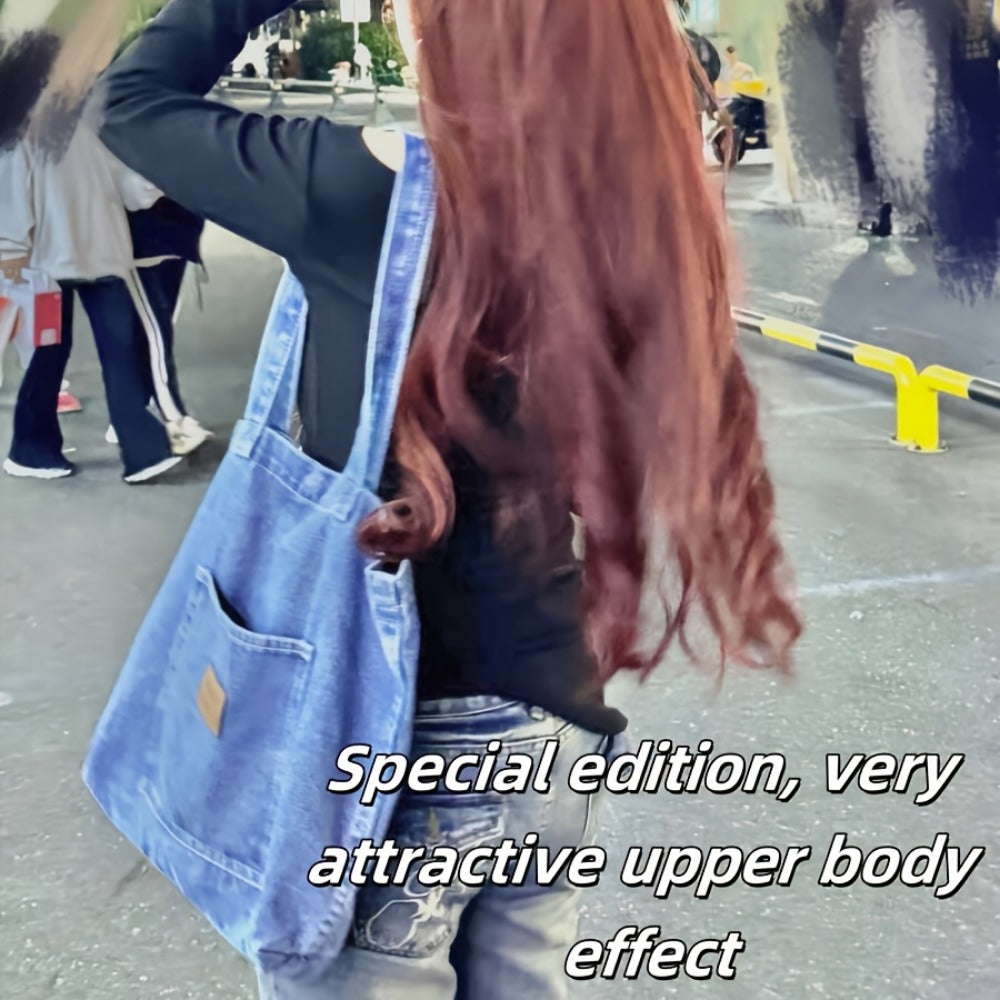 Tote Bag for Women – Denim, for Everyday Use – detail view 4