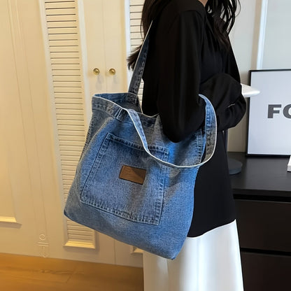 Tote Bag for Women – Denim, for Everyday Use – detail view 5