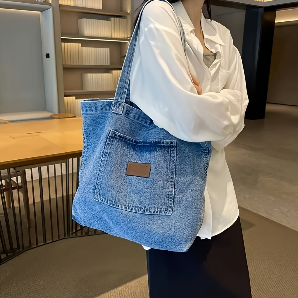 Tote Bag for Women – Denim, for Everyday Use – detail view 6