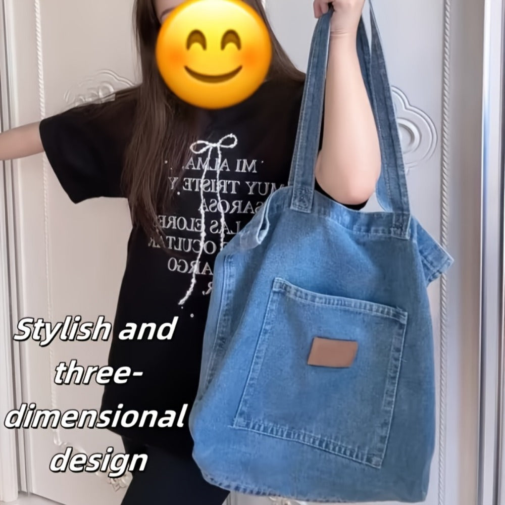 Tote Bag for Women – Denim, for Everyday Use – detail view 9